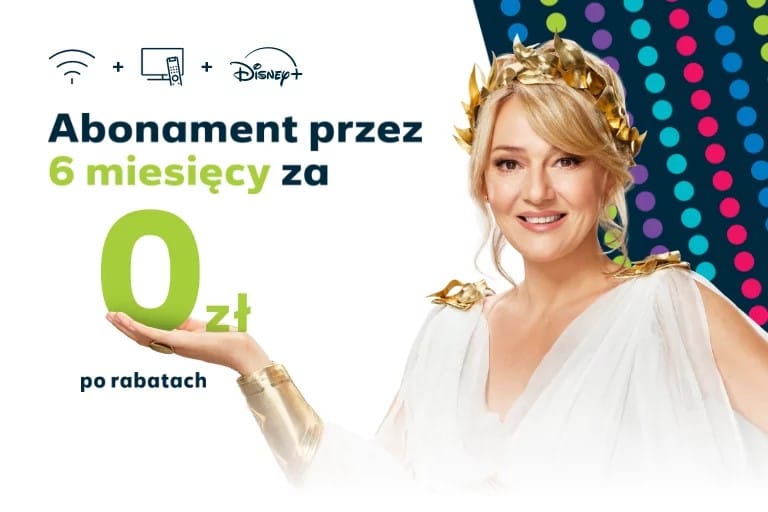 Oferta Netii: internet+tv+disney lub max abonament 0 zł przez 6 miesięcy